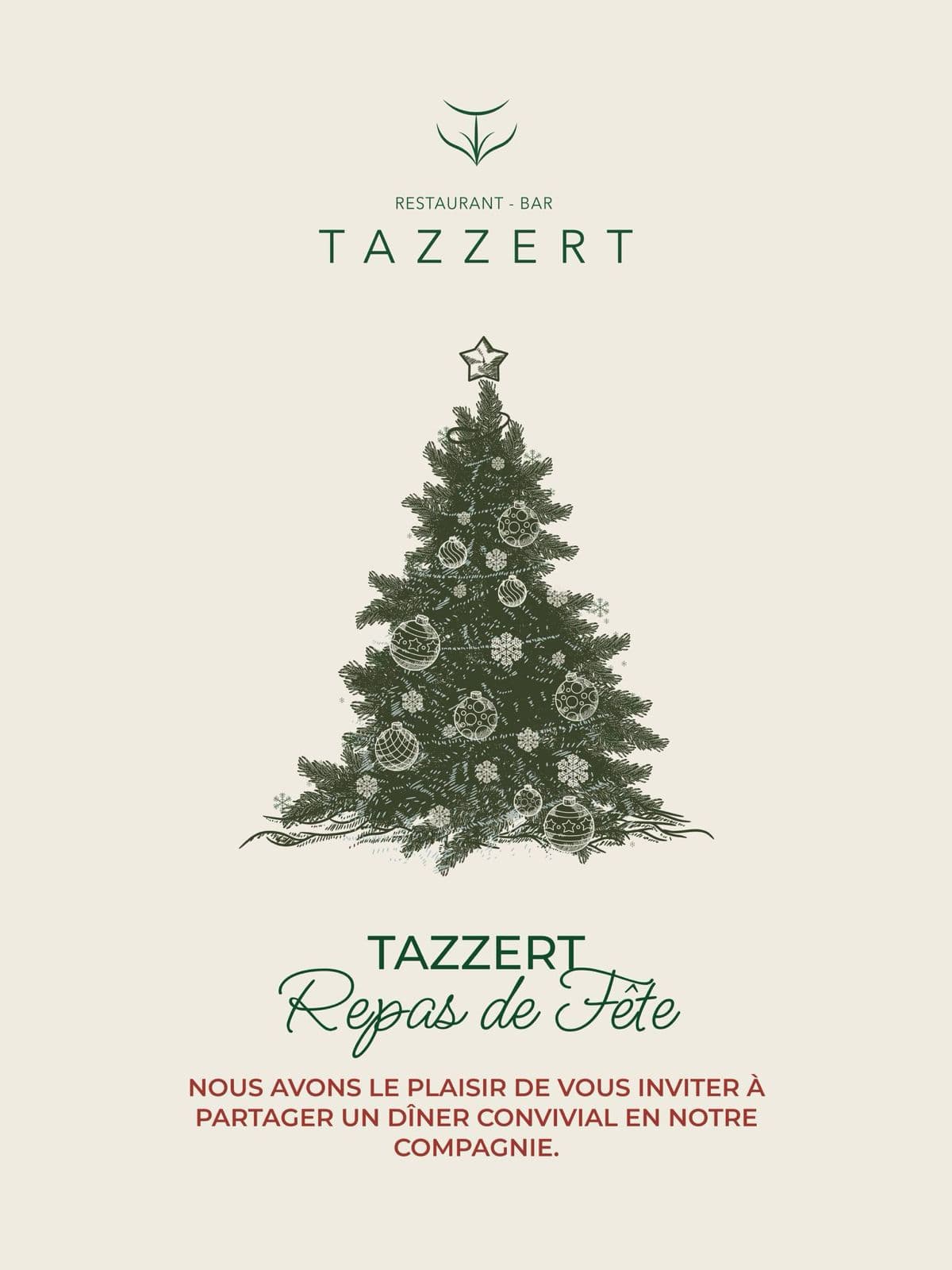 Tazzert — Holiday Dinner